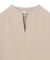 【洗える】RUE / スリットネックフォルムブラウス