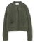 【洗える】THYME / クルーネックコットンメッシュカーディガン