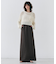 【洗える・STORY 6月号掲載】THYME / クルーネックコットンメッシュニット