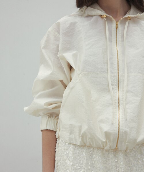 洗える・Precious 4月号掲載】GAURA / シアーパーカーブルゾン｜ベイジ