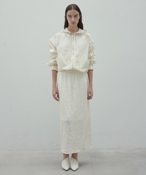 洗える・Precious 4月号掲載】GAURA / シアーパーカーブルゾン｜ベイジ