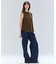 【BEIGE、ecru/WEB限定・洗える】FINE DRY TOUCH / ねじりデザインコットンノースリーブトップス