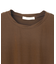 【BEIGE、ecru/WEB限定・洗える】FINE DRY TOUCH / ねじりデザインコットンノースリーブトップス
