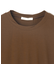 【BEIGE、ecru/WEB限定・洗える】FINE DRY TOUCH / ねじりデザインコットンオーバーサイズTシャツ