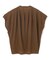 【BEIGE、ecru/WEB限定・洗える】FINE DRY TOUCH / ねじりデザインコットンクルーネックTシャツ