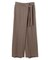 CAROLE / リネンライクラップワイドパンツ
