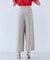 【L-size】CAROLE / リネンライクラップワイドパンツ