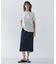 【洗える】VERONICA / カラーステッチ半袖クルーネックＴシャツ