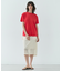 【洗える】VERONICA / カラーステッチ半袖クルーネックＴシャツ