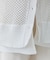 【洗える】ALOE / コットンメッシュVネックミドル丈カーディガン