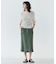 【洗える】ALOE / コットンメッシュ半袖クルーネックニット