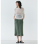【洗える】ALOE / コットンメッシュ半袖クルーネックニット