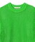 【洗える】ALOE / コットンメッシュ半袖クルーネックニット
