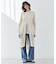 【洗える】OPTICAL / ペーパーヤーンVネックロングカーディガン
