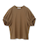 【洗える】STOCK / オーガニックコットン半袖ギャザートップス