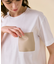 【WEB限定・洗える】TORENIA / レザーポケットコットンクルーネックTシャツ