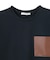 【WEB限定・洗える】TORENIA / レザーポケットコットンクルーネックTシャツ