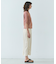 【洗える】VANDA / ラメ入りクルーネック半袖カーディガン