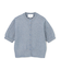 【洗える】VANDA / ラメ入りクルーネック半袖カーディガン