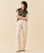 【WEB限定・洗える】MELISSA / バックシフォンスキッパー半袖トップス