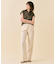 【WEB限定・洗える】MELISSA / バックシフォンスキッパー半袖トップス