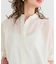 【洗える】AMARYLLIS / シアーパフオーバーサイズブラウス