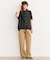 【洗える】AMARYLLIS / シアーパフオーバーサイズブラウス