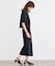 【洗える】ALTHEA / ダンボールジャージーバックスリットブラウス