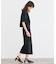 【洗える】ALTHEA / ダンボールジャージーバックスリットブラウス