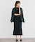 【洗える】ALTHEA / ダンボールジャージーバックスリットブラウス