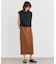 【洗える】ALTHEA / ダンボールジャージーハイウエストIラインスカート