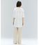 【洗える/接触冷感/速乾/UVケア対応・Precious ９月号掲載】BATEAU / イージーウエストサイドスリットタックパンツ