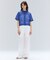 【洗える・Oggi10月号掲載】MILANO / リネン混シアーポロカラーニット