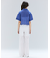【洗える・Oggi10月号掲載】MILANO / リネン混シアーポロカラーニット