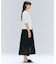 【洗える】VALOIS / ジョーゼットトリム半袖カーディガン