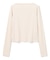 【洗える】BUTLER / ストレッチベロアボートネックカットソー