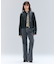 【洗える】BUTLER / ストレッチベロアボートネックカットソー
