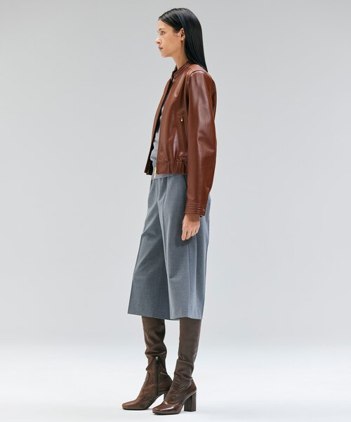 【極美品】TOMORROWLAND ラムスエードブルゾン レザージャケット TOMORROWLAND （トゥモローランド）の「DENIM×TOMORROWLAND