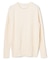 【WEB限定・洗える】WILLOW / ストレッチクルーネックリブニット
