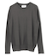 【WEB限定・洗える】WILLOW / ストレッチクルーネックリブニット