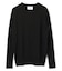 WILLOW / ストレッチクルーネックリブニット