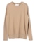 【WEB限定・洗える】WILLOW / ストレッチクルーネックリブニット
