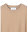 【WEB限定・洗える】WILLOW / ストレッチクルーネックリブニット