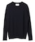 【WEB限定・洗える】WILLOW / ストレッチクルーネックリブニット