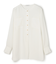 【WEB限定・洗える】CLARION / ゴールド釦クルーネックブラウス