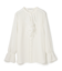【WEB限定・洗える】CLARION / バンドカラーフリルブラウス