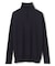 【洗える・VERY NaVY12月号掲載】LA MONNAIE / バイカラーウールタートルニット