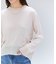 【洗える】LA MONNAIE / モヘアMIXクルーネックニット