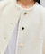 【Oggi 10月号掲載】MULLIN / ウールツイードメタルボタンノーカラージャケット