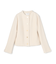 【Oggi 10月号掲載】MULLIN / ウールツイードメタルボタンノーカラージャケット